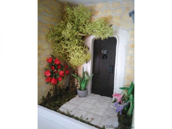 Jardin et Porte Miniature - Diorama