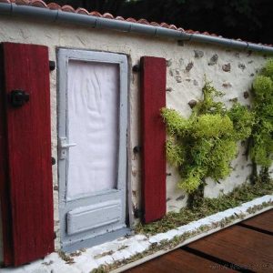 Jardin et Porte Miniature - Diorama La porte ancienne
